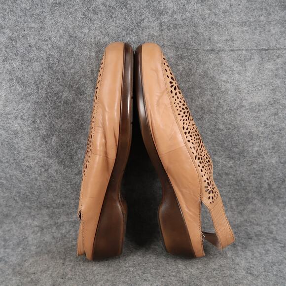 Easy Spirit Shoes Women 11 Sandal Dawn Slingback Casual Leather Perforated Brown - Picture 8 of 12